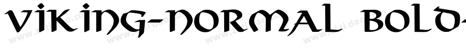 Viking-Normal Bold字体转换